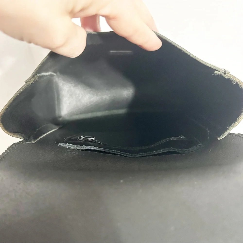 Unbranded black faux